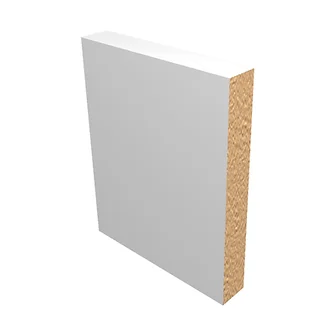 Baseboard Square Mdf 1x6 Primed 9/16 In X 5 1/2 In X 16 Ft