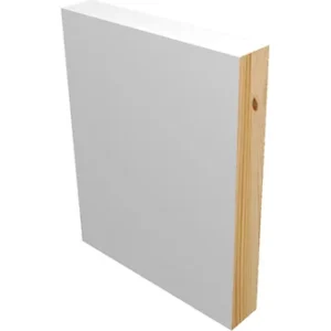 Baseboard Square Pine Primed 1x6 9/16 In X 5 1/2 In X 16 Ft